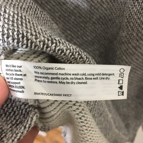 EILEEN FISHER organic cotton boucle knit top AY5 - Picture 2 of 4